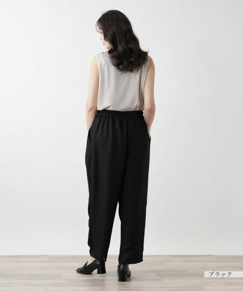 Leilian PLUS HOUSE / レリアンプラスハウス その他パンツ | タックワイドパンツ【NEMIKA】 | 詳細3