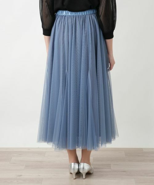 Leilian PLUS HOUSE / レリアンプラスハウス ミニ・ひざ丈スカート | 【店舗人気】チュールロングスカート【BOURGE】 | 詳細15