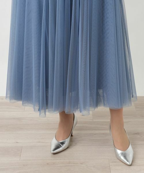 Leilian PLUS HOUSE / レリアンプラスハウス ミニ・ひざ丈スカート | 【店舗人気】チュールロングスカート【BOURGE】 | 詳細17