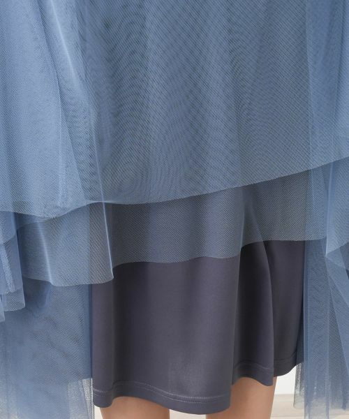 Leilian PLUS HOUSE / レリアンプラスハウス ミニ・ひざ丈スカート | 【店舗人気】チュールロングスカート【BOURGE】 | 詳細18
