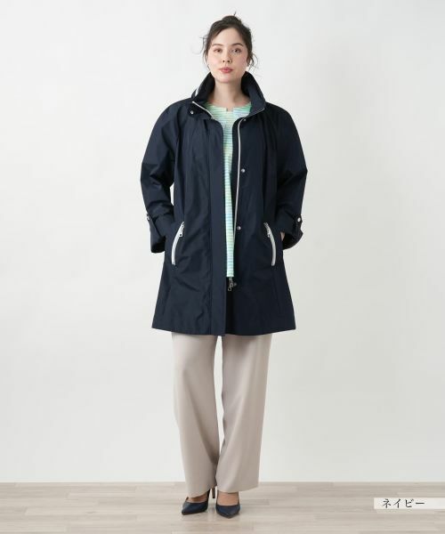 Leilian PLUS HOUSE / レリアンプラスハウス その他アウター | 【店舗人気】2wayスタンドカラーコート | 詳細1