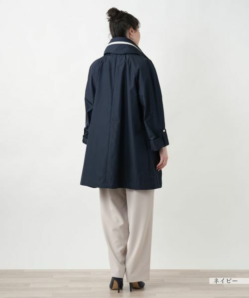 Leilian PLUS HOUSE / レリアンプラスハウス その他アウター | 【店舗人気】2wayスタンドカラーコート | 詳細3
