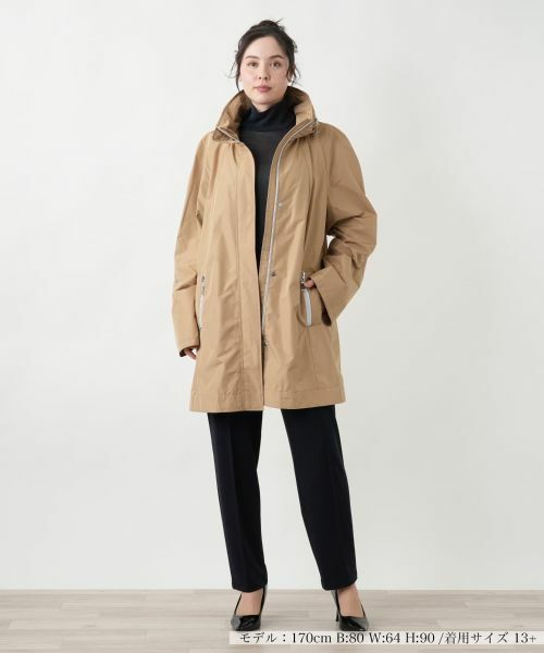 Leilian PLUS HOUSE / レリアンプラスハウス その他アウター | 【店舗人気】2wayスタンドカラーコート | 詳細4