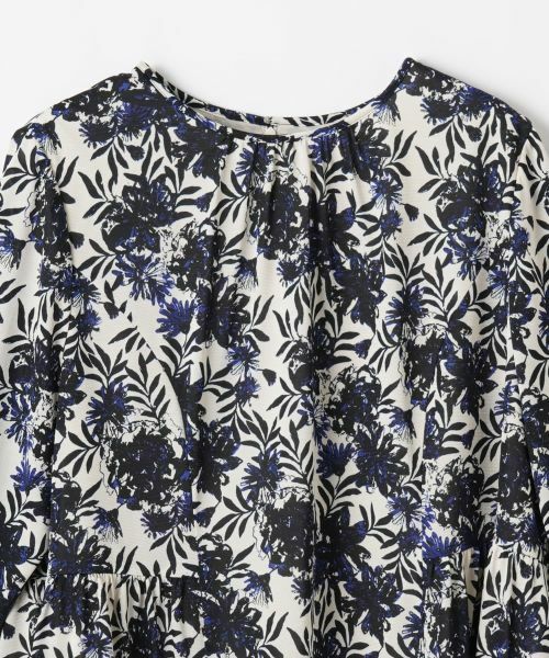 Leilian PLUS HOUSE / レリアンプラスハウス ドレス | ボタニカル柄フレアワンピース【19プラス企画】 | 詳細2