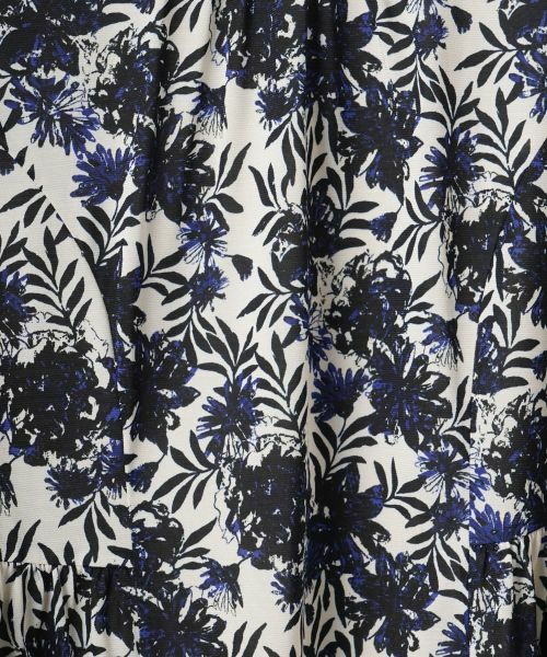 Leilian PLUS HOUSE / レリアンプラスハウス ドレス | ボタニカル柄フレアワンピース【19プラス企画】 | 詳細3