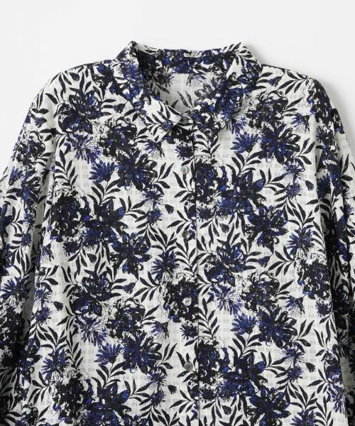 Leilian PLUS HOUSE / レリアンプラスハウス シャツ・ブラウス | ボタニカル柄ブラウス【19プラス企画】 | 詳細2