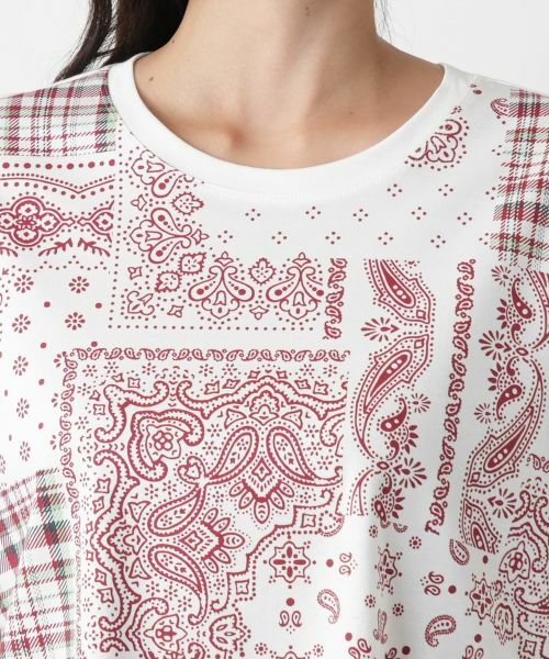 Leilian PLUS HOUSE / レリアンプラスハウス カットソー | 【店舗人気】ペイズリープリントカットソー【MUSE BY ROCHAS Premiere】 | 詳細11