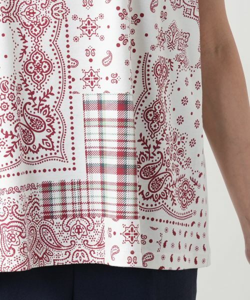 Leilian PLUS HOUSE / レリアンプラスハウス カットソー | 【店舗人気】ペイズリープリントカットソー【MUSE BY ROCHAS Premiere】 | 詳細15