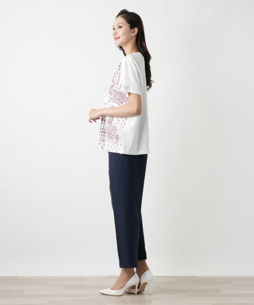 Leilian PLUS HOUSE / レリアンプラスハウス カットソー | 【店舗人気】ペイズリープリントカットソー【MUSE BY ROCHAS Premiere】 | 詳細6