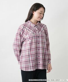 Leilian PLUS HOUSE / レリアンプラスハウス シャツ・ブラウス | 【店舗人気】チェックブラウス【MUSE BY ROCHAS Premiere】