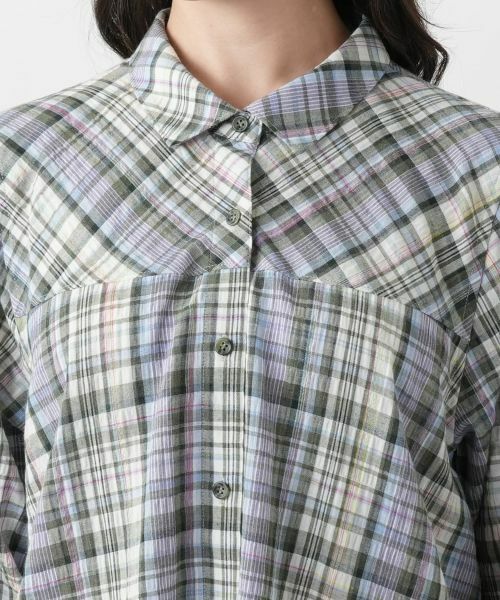 Leilian PLUS HOUSE / レリアンプラスハウス シャツ・ブラウス | 【店舗人気】チェックブラウス【MUSE BY ROCHAS Premiere】 | 詳細10