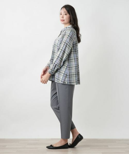 Leilian PLUS HOUSE / レリアンプラスハウス シャツ・ブラウス | 【店舗人気】チェックブラウス【MUSE BY ROCHAS Premiere】 | 詳細5