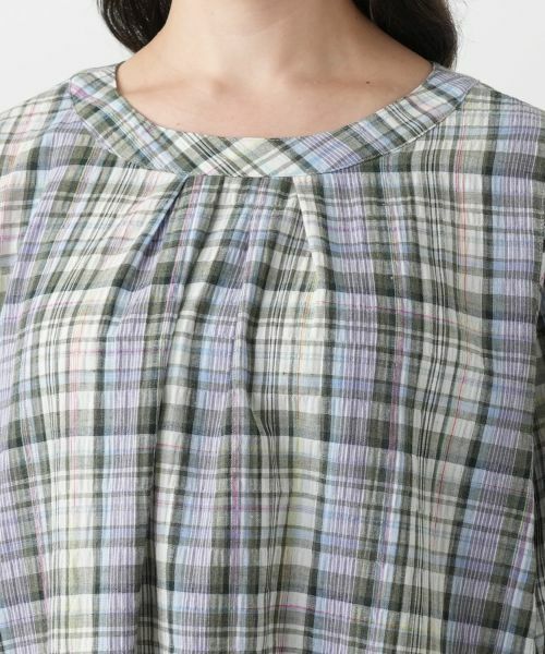 Leilian PLUS HOUSE / レリアンプラスハウス シャツ・ブラウス | 【店舗人気】チェックブラウス【MUSE BY ROCHAS Premiere】 | 詳細10