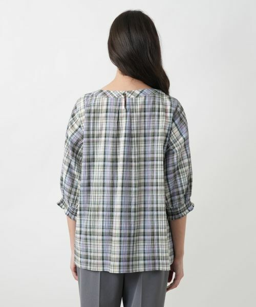 Leilian PLUS HOUSE / レリアンプラスハウス シャツ・ブラウス | 【店舗人気】チェックブラウス【MUSE BY ROCHAS Premiere】 | 詳細9
