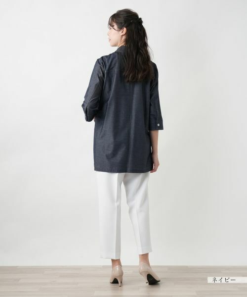 Leilian PLUS HOUSE / レリアンプラスハウス シャツ・ブラウス | 【店舗人気】ジップアップシャツ【Leilian WHITE LABEL】 | 詳細6