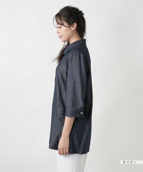 Leilian PLUS HOUSE / レリアンプラスハウス シャツ・ブラウス | 【店舗人気】ジップアップシャツ【Leilian WHITE LABEL】 | 詳細8