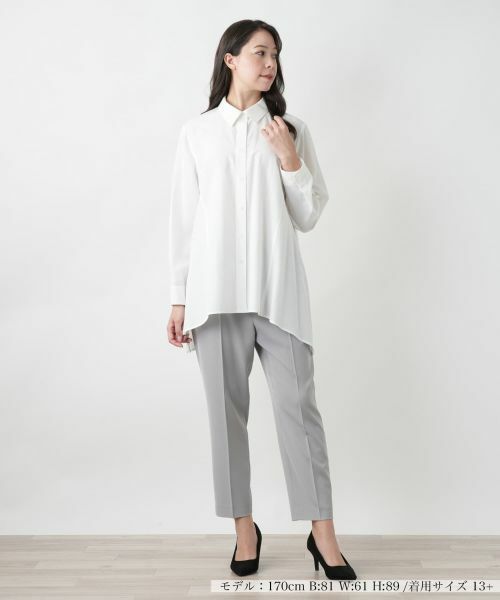 Leilian PLUS HOUSE / レリアンプラスハウス シャツ・ブラウス | 【店舗人気】フレアブラウス【Leilian WHITE LABEL】 | 詳細4