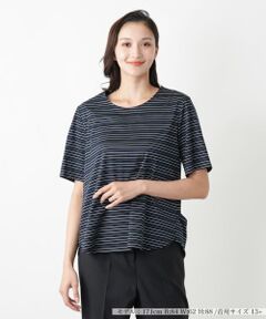 Leilian PLUS HOUSE / レリアンプラスハウス Tシャツ | 【店舗人気】ボーダーTシャツ【Leilian WHITE LABEL】