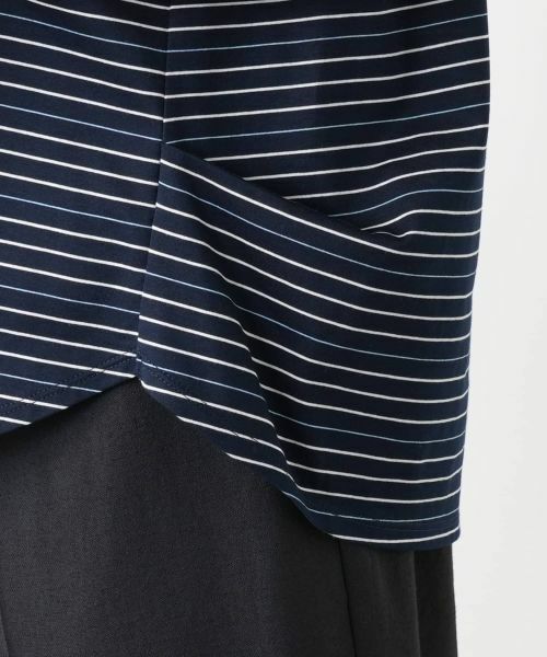 Leilian PLUS HOUSE / レリアンプラスハウス Tシャツ | 【店舗人気】ボーダーTシャツ【Leilian WHITE LABEL】 | 詳細10