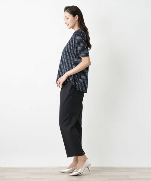 Leilian PLUS HOUSE / レリアンプラスハウス Tシャツ | 【店舗人気】ボーダーTシャツ【Leilian WHITE LABEL】 | 詳細2