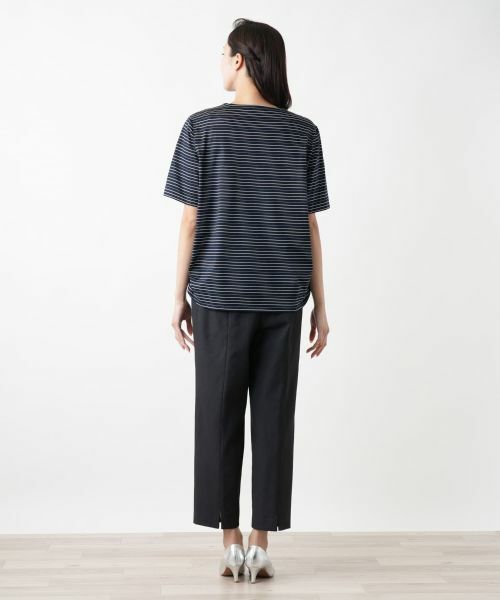 Leilian PLUS HOUSE / レリアンプラスハウス Tシャツ | 【店舗人気】ボーダーTシャツ【Leilian WHITE LABEL】 | 詳細3