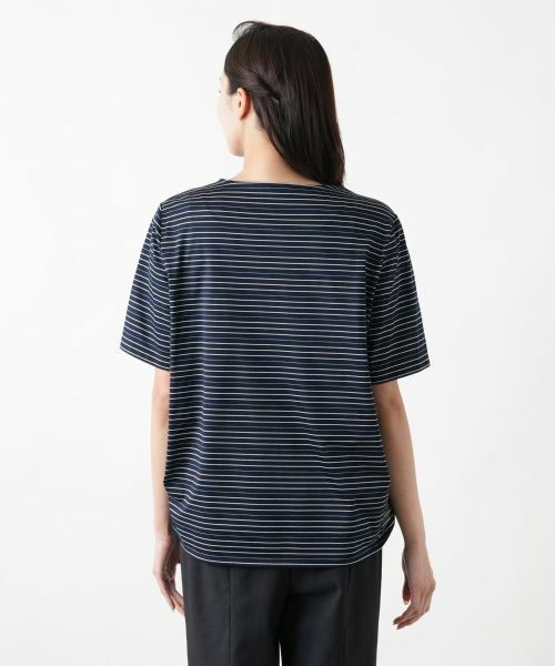 Leilian PLUS HOUSE / レリアンプラスハウス Tシャツ | 【店舗人気】ボーダーTシャツ【Leilian WHITE LABEL】 | 詳細6