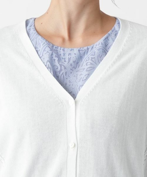 Leilian PLUS HOUSE / レリアンプラスハウス カーディガン・ボレロ | Vネックカーディガン【Leilian WHITE LABEL】 | 詳細10