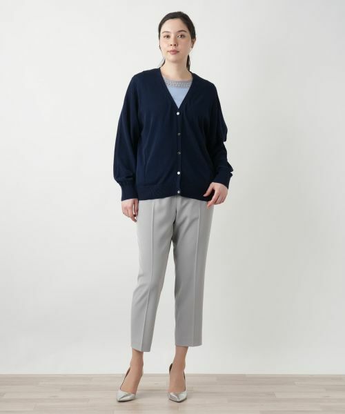 Leilian PLUS HOUSE / レリアンプラスハウス カーディガン・ボレロ | Vネックカーディガン【Leilian WHITE LABEL】 | 詳細15