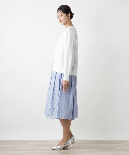 Leilian PLUS HOUSE / レリアンプラスハウス カーディガン・ボレロ | Vネックカーディガン【Leilian WHITE LABEL】 | 詳細5