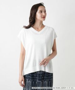 Leilian PLUS HOUSE / レリアンプラスハウス テーラードジャケット | Vネックニットベスト【Leilian WHITE LABEL】