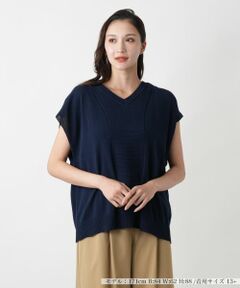 Leilian PLUS HOUSE / レリアンプラスハウス テーラードジャケット | Vネックニットベスト【Leilian WHITE LABEL】