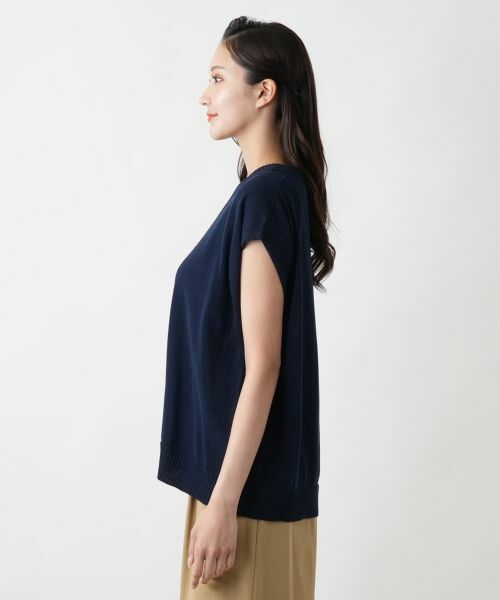 Leilian PLUS HOUSE / レリアンプラスハウス テーラードジャケット | Vネックニットベスト【Leilian WHITE LABEL】 | 詳細11