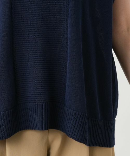 Leilian PLUS HOUSE / レリアンプラスハウス テーラードジャケット | Vネックニットベスト【Leilian WHITE LABEL】 | 詳細16
