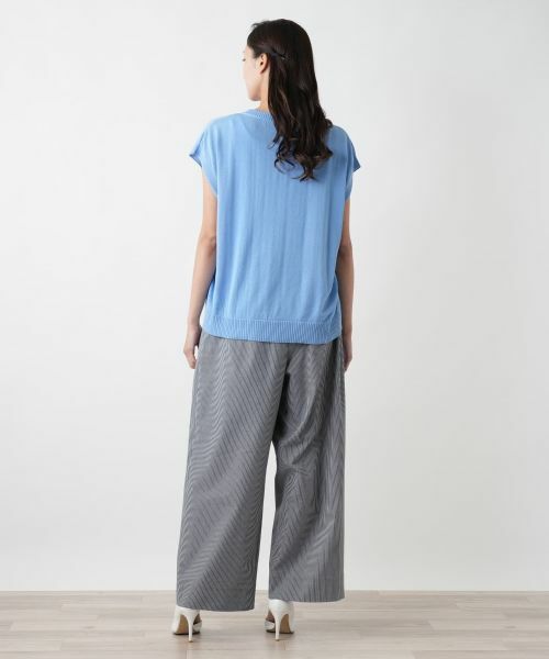 Leilian PLUS HOUSE / レリアンプラスハウス テーラードジャケット | Vネックニットベスト【Leilian WHITE LABEL】 | 詳細3