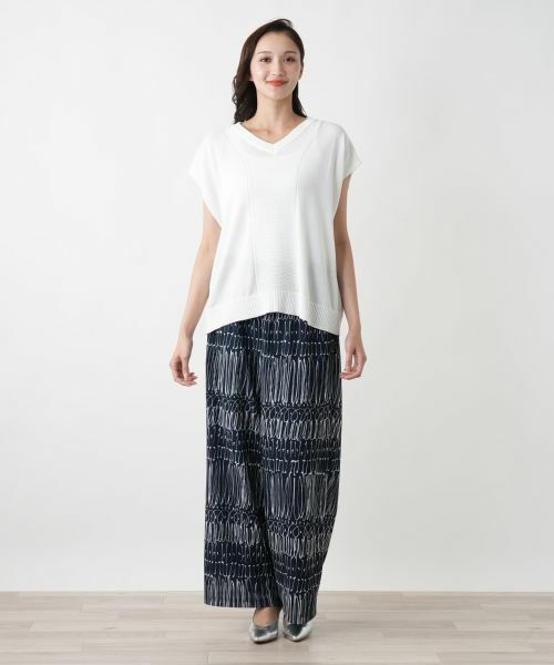 Leilian PLUS HOUSE / レリアンプラスハウス テーラードジャケット | Vネックニットベスト【Leilian WHITE LABEL】 | 詳細4