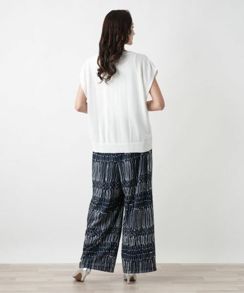 Leilian PLUS HOUSE / レリアンプラスハウス テーラードジャケット | Vネックニットベスト【Leilian WHITE LABEL】 | 詳細6