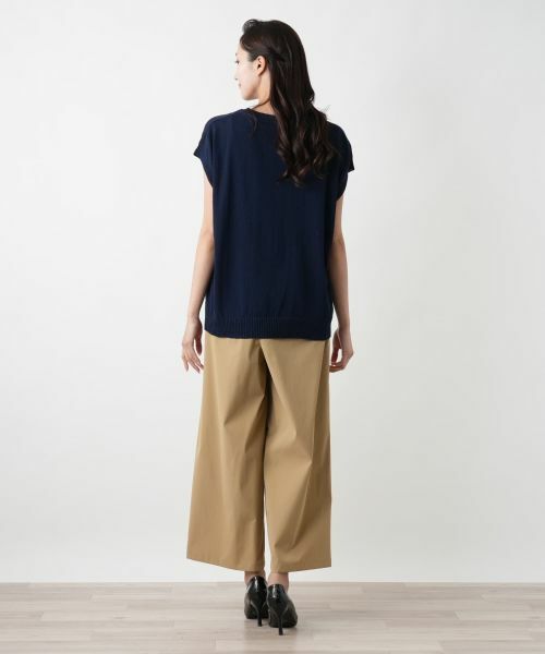 Leilian PLUS HOUSE / レリアンプラスハウス テーラードジャケット | Vネックニットベスト【Leilian WHITE LABEL】 | 詳細9