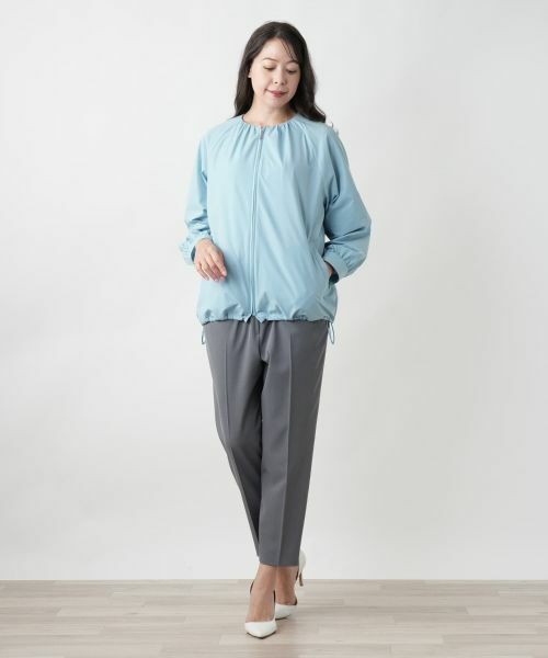 Leilian PLUS HOUSE / レリアンプラスハウス その他アウター | ノーカラージップブルゾン【Leilian WHITE LABEL】 | 詳細10