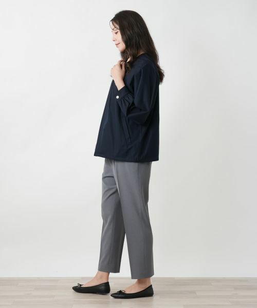 Leilian PLUS HOUSE / レリアンプラスハウス その他アウター | ノーカラージップブルゾン【Leilian WHITE LABEL】 | 詳細2