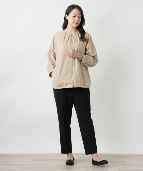 Leilian PLUS HOUSE / レリアンプラスハウス その他アウター | ノーカラージップブルゾン【Leilian WHITE LABEL】 | 詳細4