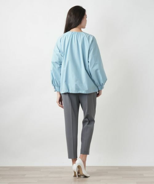 Leilian PLUS HOUSE / レリアンプラスハウス その他アウター | ノーカラージップブルゾン【Leilian WHITE LABEL】 | 詳細9