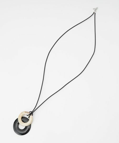 Leilian PLUS HOUSE / レリアンプラスハウス ネックレス・ペンダント・チョーカー | 【店舗人気】サークルモチーフコードネックレス | 詳細1