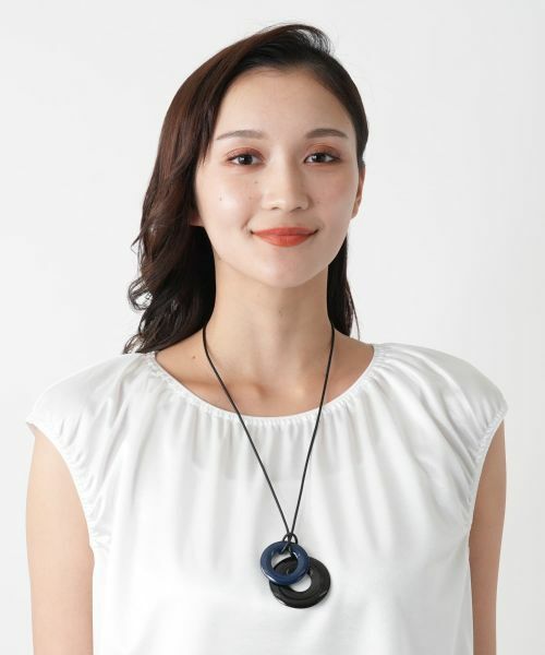 Leilian PLUS HOUSE / レリアンプラスハウス ネックレス・ペンダント・チョーカー | 【店舗人気】サークルモチーフコードネックレス | 詳細4