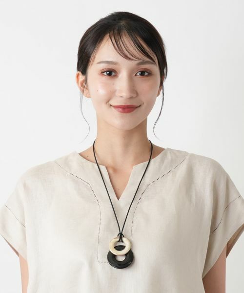 Leilian PLUS HOUSE / レリアンプラスハウス ネックレス・ペンダント・チョーカー | 【店舗人気】サークルモチーフコードネックレス | 詳細6