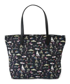 Leilian PLUS HOUSE / レリアンプラスハウス トートバッグ | 【店舗人気】イラスト柄トートバッグ