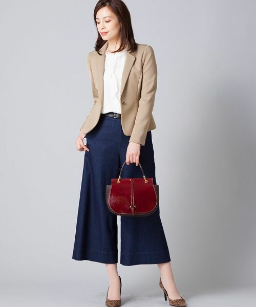 Leilian PLUS HOUSE / レリアンプラスハウス テーラードジャケット | 1つ釦テーラードジャケット | 詳細1