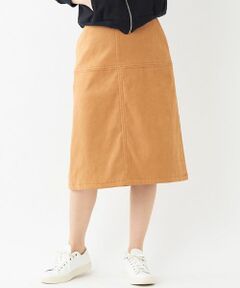 Leilian PLUS HOUSE / レリアンプラスハウス ミニ・ひざ丈スカート | 十字ステッチタイトスカート