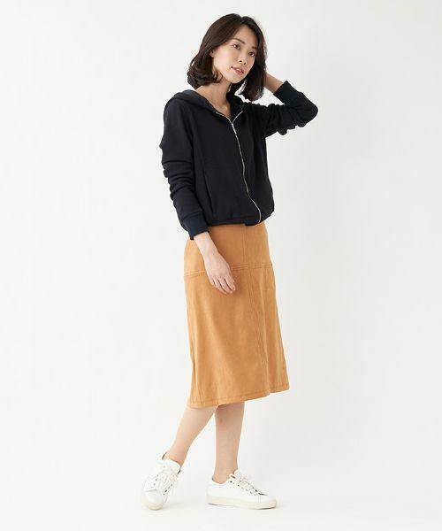 Leilian PLUS HOUSE / レリアンプラスハウス ミニ・ひざ丈スカート | 十字ステッチタイトスカート | 詳細3