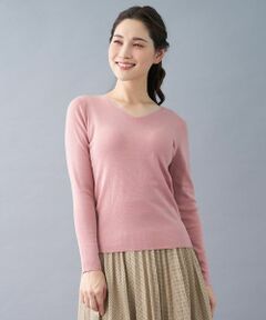 Leilian PLUS HOUSE / レリアンプラスハウス ニット・セーター | Vネックニット【ウインターコレクション】
