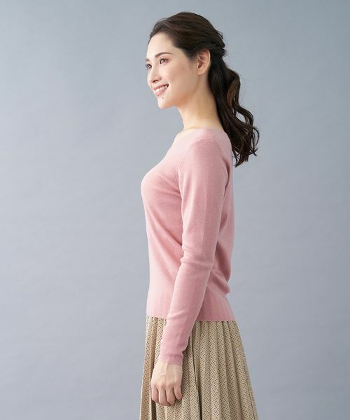 Leilian PLUS HOUSE / レリアンプラスハウス ニット・セーター | Vネックニット【ウインターコレクション】 | 詳細2